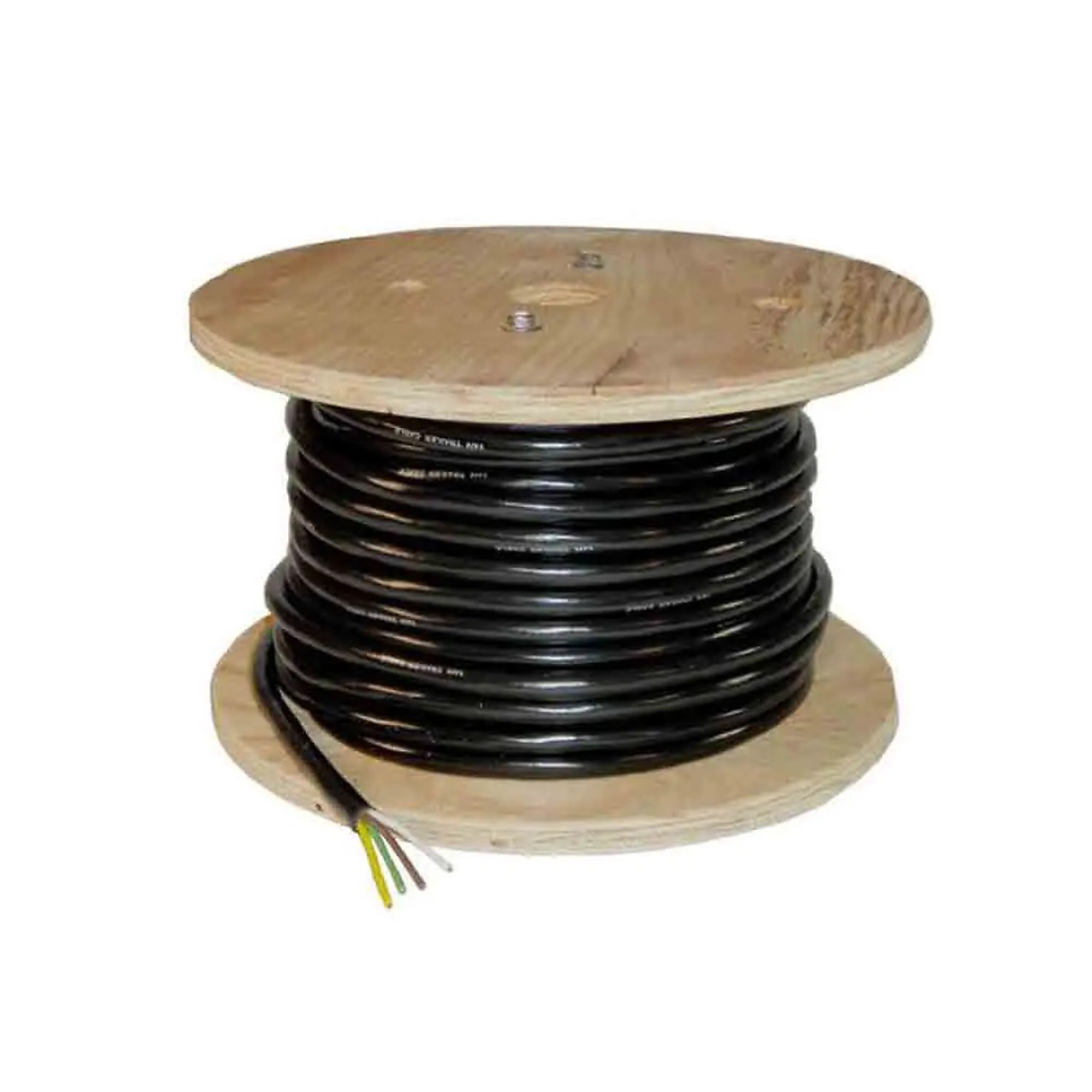 EastPenn Trailer Lighting Cable — 4-Wire, 14-Ga., 500ft., White/Yellow/Green/Brown, Model# 04929